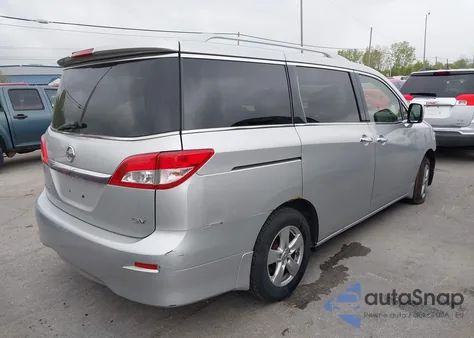 2014 Nissan Quest Sv z USA, uszkodzony, nr VIN JN8AE2KP3E9104484